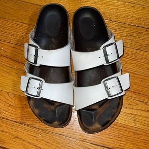 White Arizona Birkenstock
